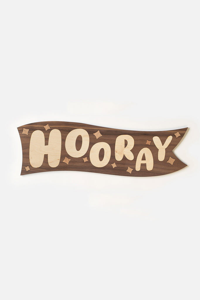 Wooden banner wall hanging, Hooray wall art, Hooray Banner decor, wall hanging decor, wall hanging accessories