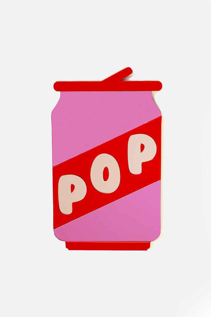 Soda Pop Acrylic Mirrored Wall Art: A delightful addition to any home. Crafted with care, this unique piece captures retro pop art vibes with its playful design. Hang it easily to infuse your space with personality and charm. Perfect for contemporary homes and those who appreciate retro decor